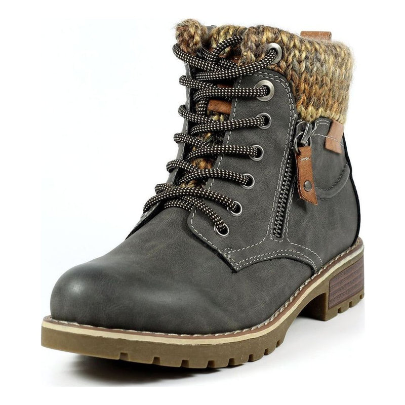 Womens Lunar Millie Waterproof Ankle Boots - Grey