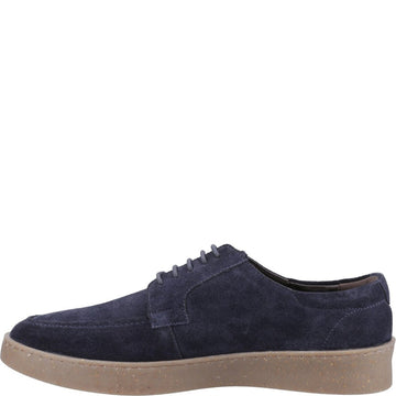Mens Hush Puppies Rafael Navy Casual Shoes - Navy