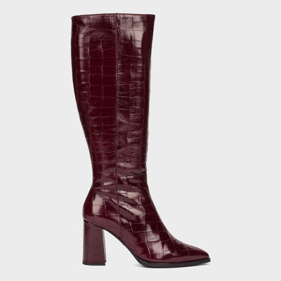 Womens Wonders 6305 Long Boots - Vino