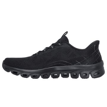 Womens Skechers Slip Ins Glide Step Elevate Trainers - Black