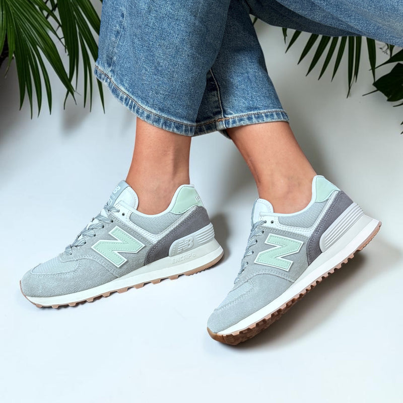 Womens New Balance W574 Trainers - Lone Star Grey