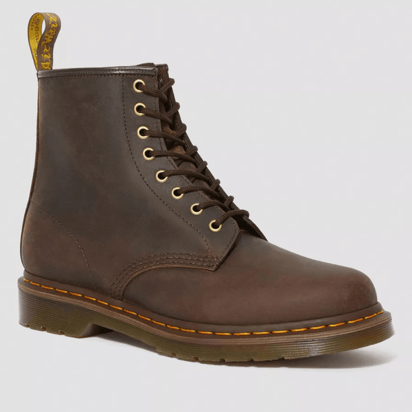 Womens Dr Martens 1460 Crazy Horse Lace Up Boots - Dark Brown