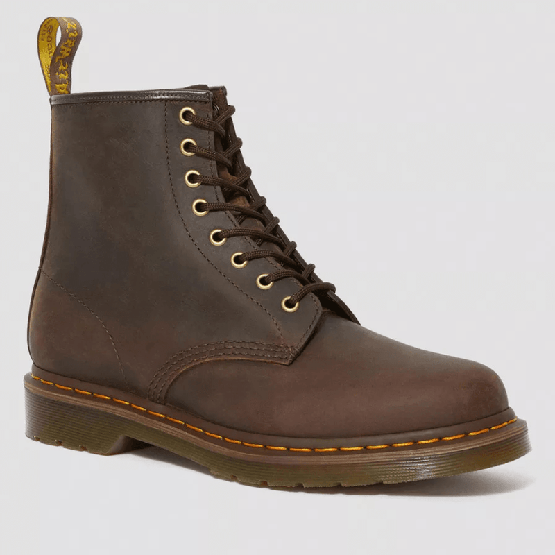 Womens Dr Martens 1460 Crazy Horse Lace Up Boots - Dark Brown