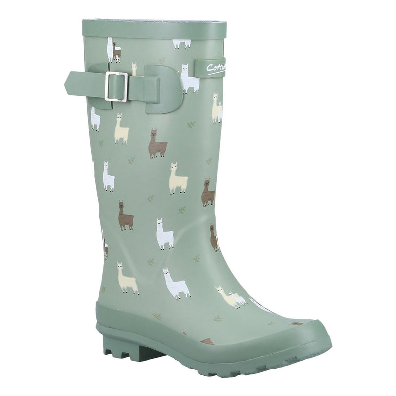 Kids Cotswold Farmyard Junior Wellingtons - Alpaca