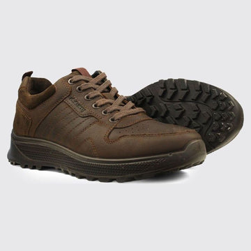 Mens Dubarry Summit Leather Trainers - Mahogany