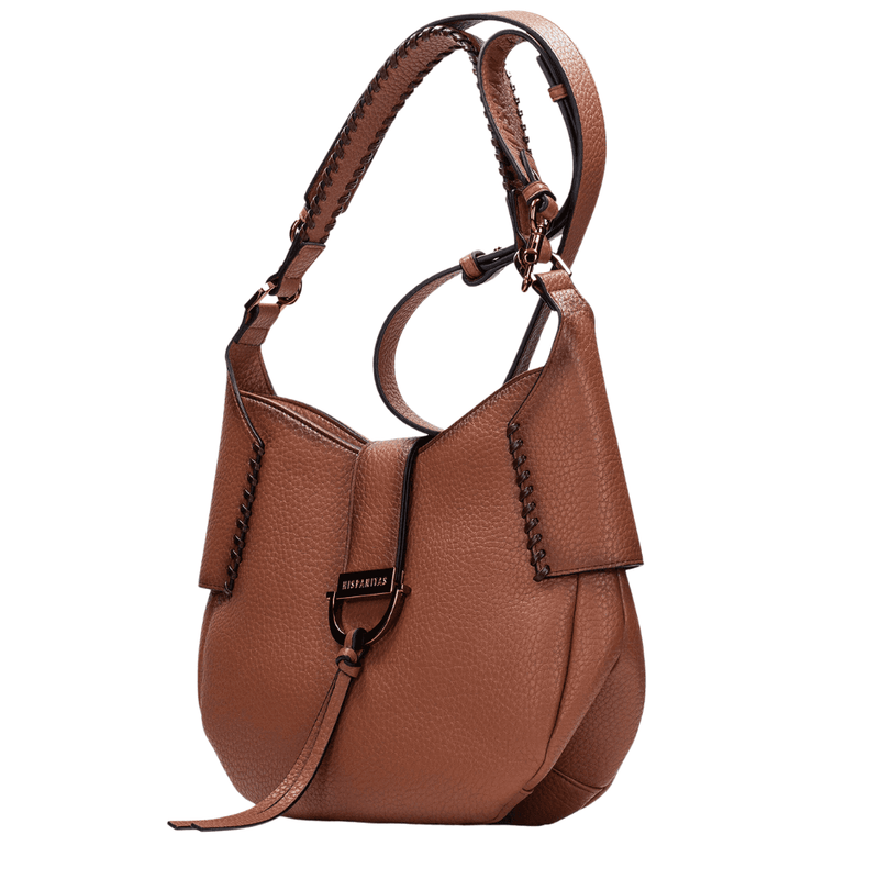 Womens Hispanitas Hobo 254147 Tan Slouch Shoulder Bag - Tan