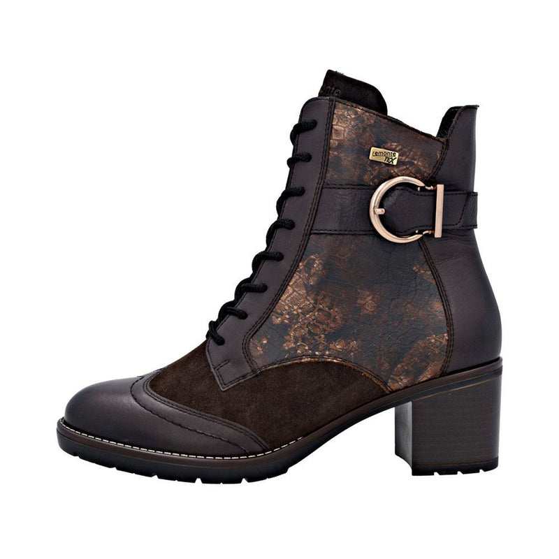 Womens Remonte D2A77 Havana Boots - Havana