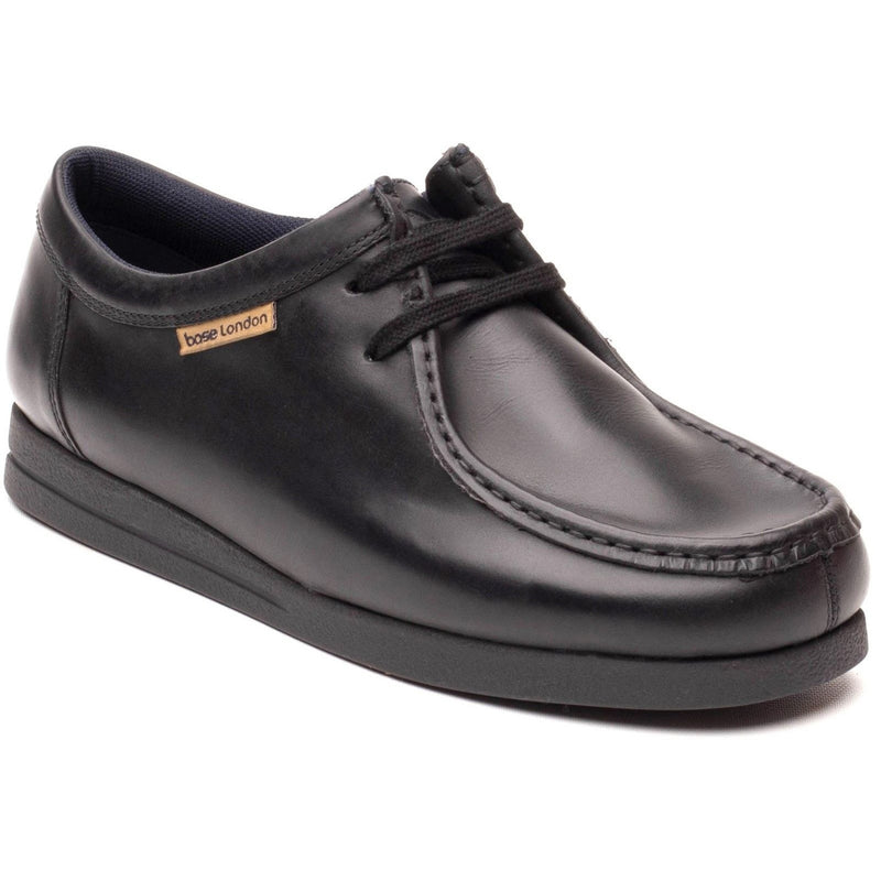 Mens Base London Koko Casual Lace-up Shoes - Black