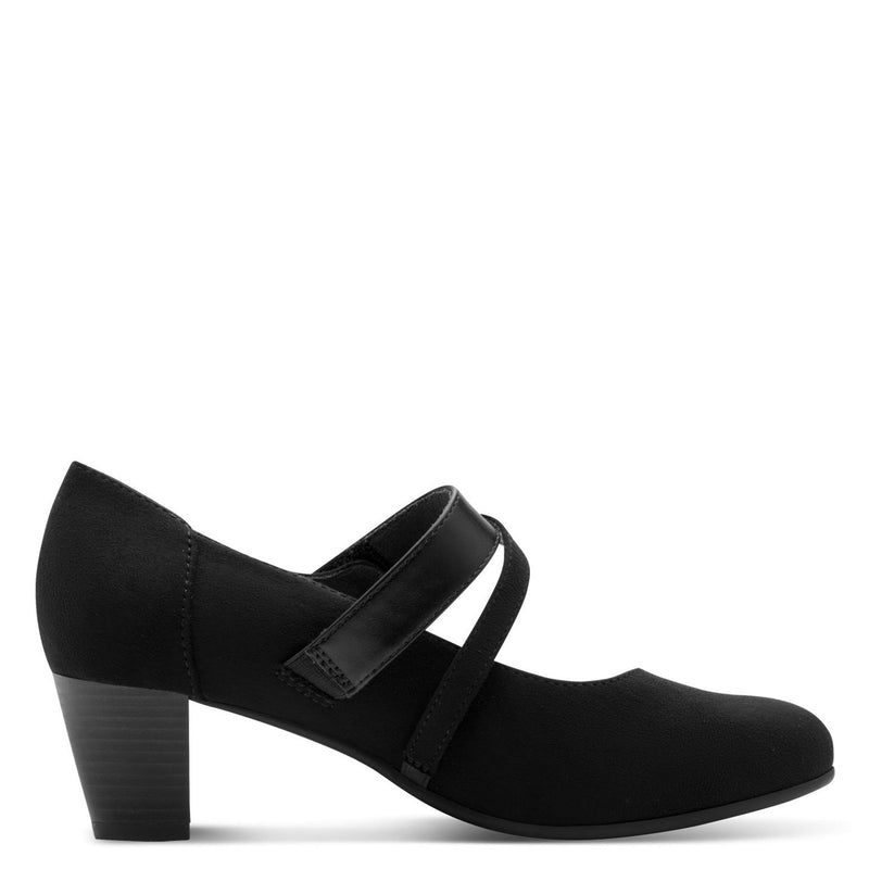 Womens Jana 24464 Block Heels - Black