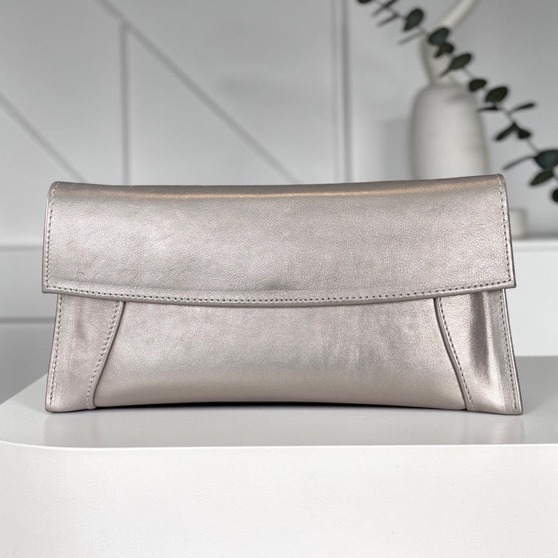 Womens Emis T1L Clutch Bag - Champagne
