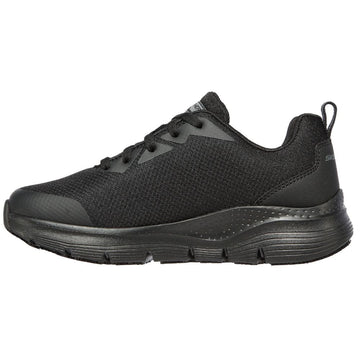Womens Skechers Work: Arch Fit Trainers - Black