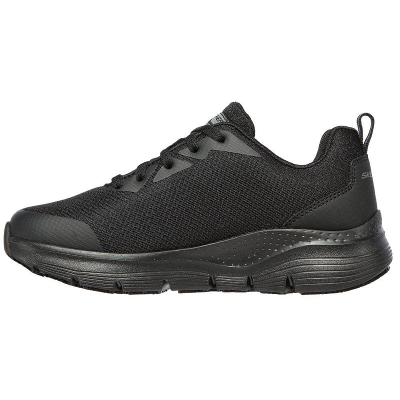 Womens Skechers Work: Arch Fit Trainers - Black