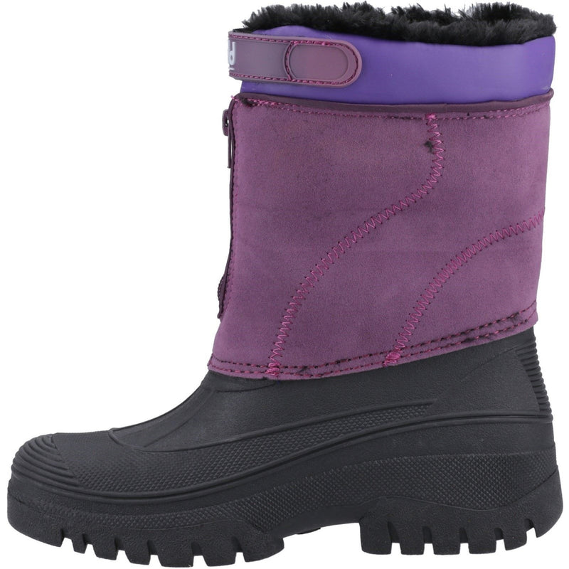 Womens Cotswold Venture Waterproof Winter Boots - Purple
