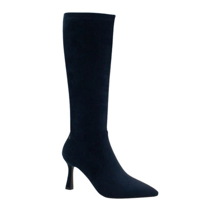 Womens Una Healy Dance Stretch Knee Boot - Midnight Navy