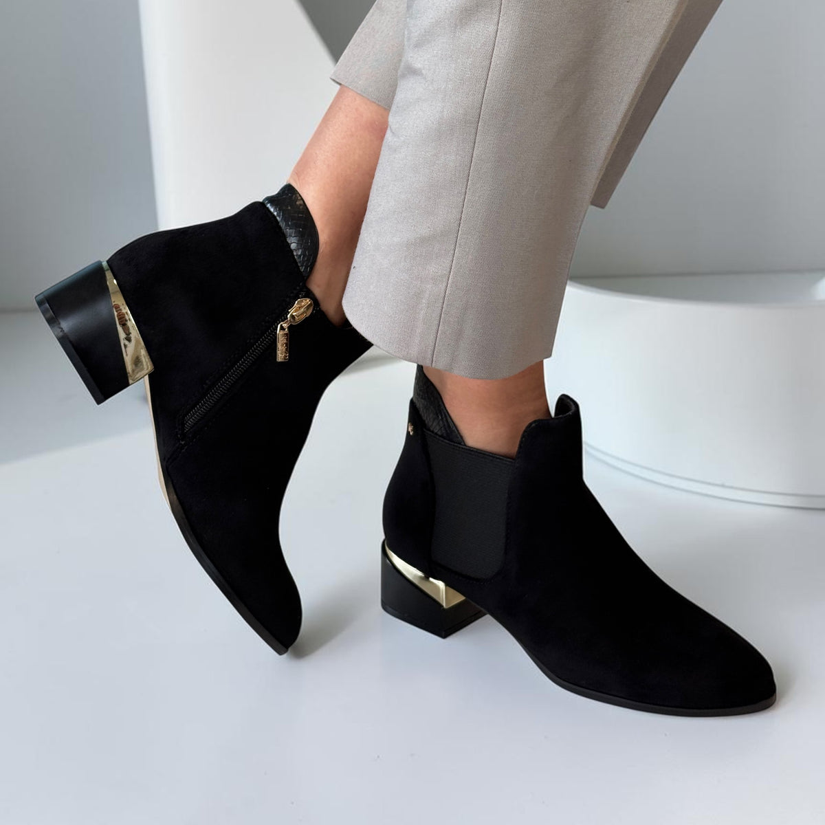 Womens Kate Appleby Acle Schwarz Ankle Boots