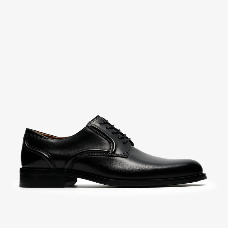 Mens Clarks Craft Remi Formal Lace-up Shoe - Black Leather