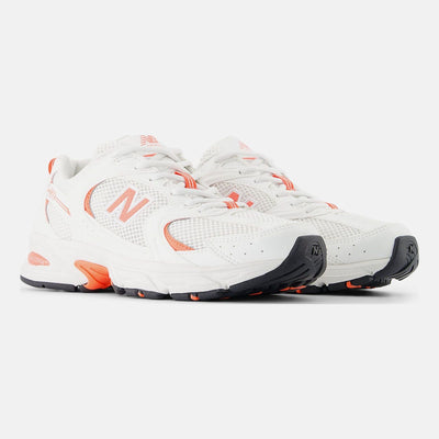 Unisex New Balance 530 Mesh Trainers - Sea Salt with Peach Nectar