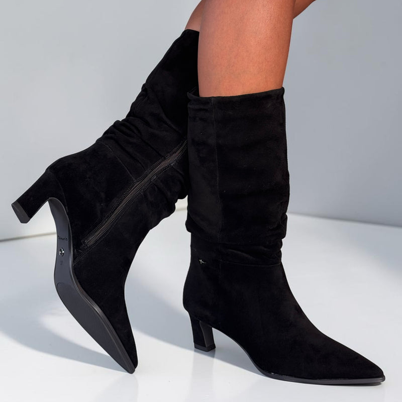 Womens Tamaris 25308 Long Boots - Black