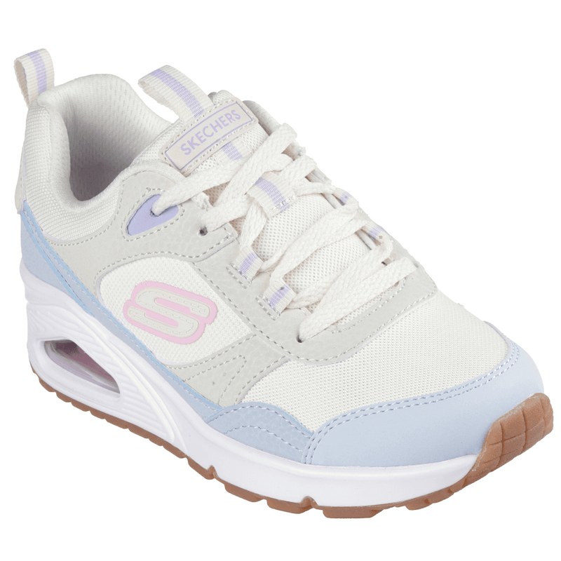 Skechers Girls Uno Gen 1 Wedge Trainers - Blue