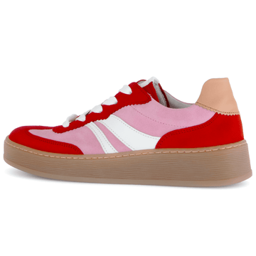 Womens Gabor Dahma Gumsole Trainers - Red