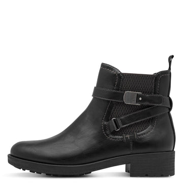 Womens Tamaris 25812 Ankle Boots - Black