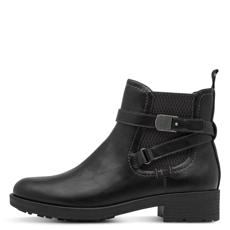 Womens Tamaris 25812 Ankle Boots - Black