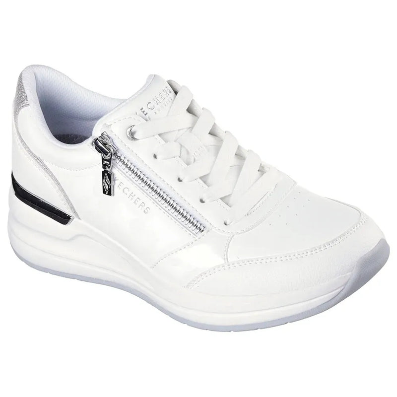 Womens Skechers 177341 Billion 2 High-End Trainers - White