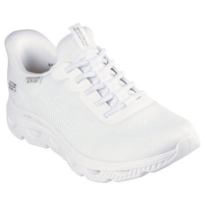 Womens Skechers 117629 Bobs Arc Waves Trainers - White
