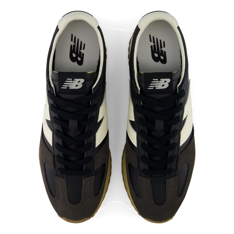 Mens New Balance 471 Black with Black Cement Trainers - Black with Black Cement