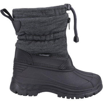 Kids Cotswold Bathford Snow Boots - Black