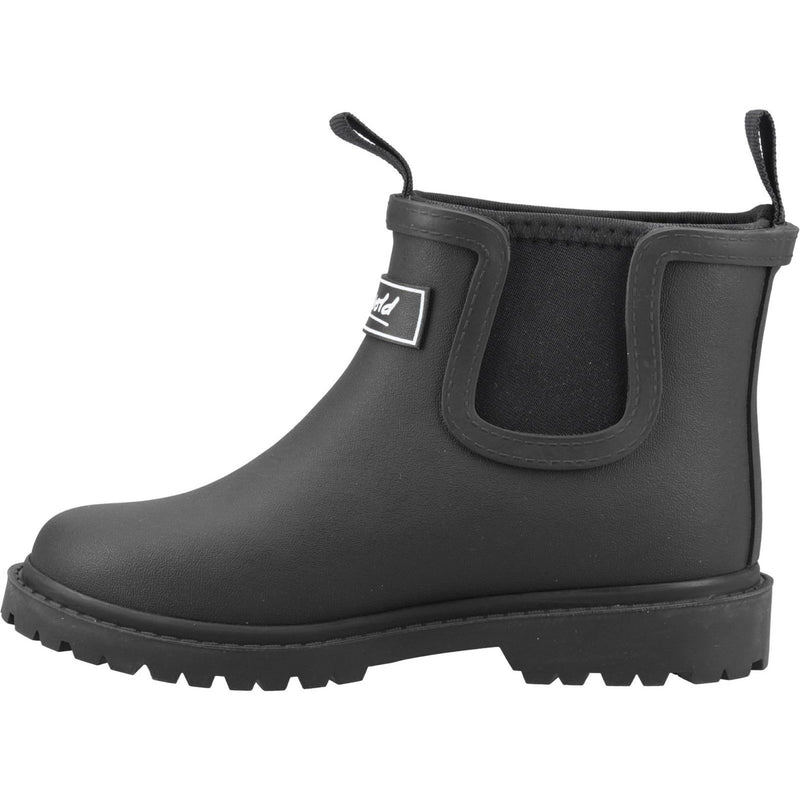 Kids Cotswold Barton Wellingtons - Black