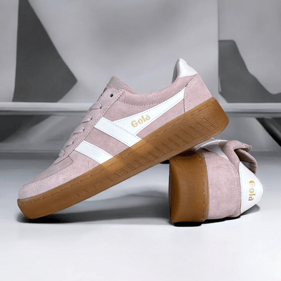 Womens Gola Grandslam Gumsole Trainers - Rose