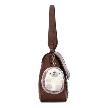 Womens Refresh 183440 Flap Over Shoulder Bag - Camel