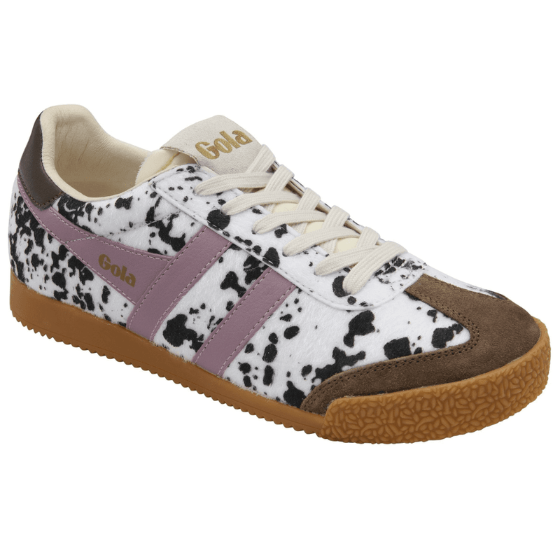 Womens Gola Elan Savanna Trainers - Dalmatian