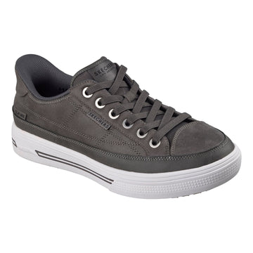 Mens Skechers Arch Fit Arcade - Join Ya There Slip-Ins Casual Shoes - Charcoal