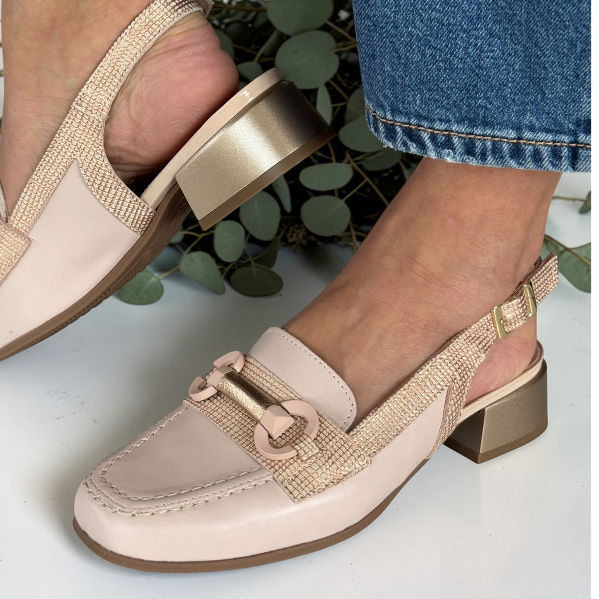 Womens Pitillos 11151 Nude Flats