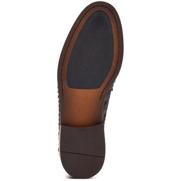 Mens Base London Bracken Navy Loafers - Navy