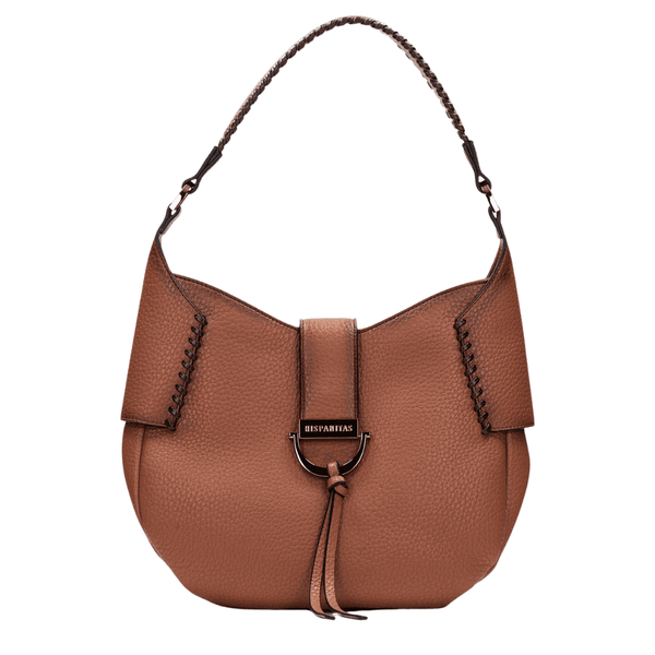 Womens Hispanitas Hobo 254147 Tan Slouch Shoulder Bag - Tan