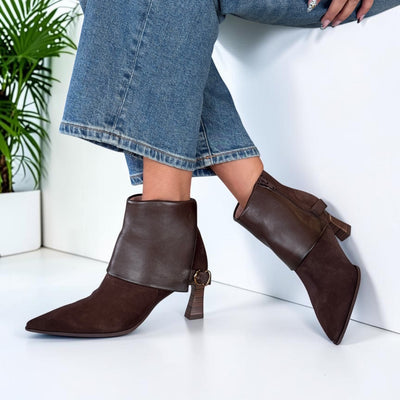 Womens Hispanitas 265070 Paris Ankle Boots - Espresso