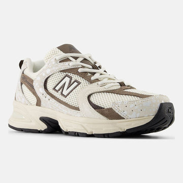 Unisex New Balance 530 Suede Trainers - Brown Animal Print