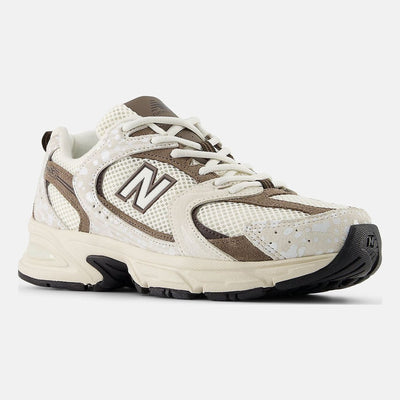 Unisex New Balance 530 Suede Trainers - Brown Animal Print