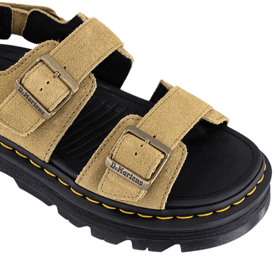 Womens Dr Martens Zebzag Pisa Sandals - Beige Gold