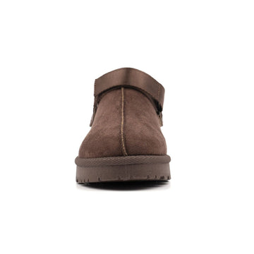 Womens Lunar Odessa Slippers - Dark Brown