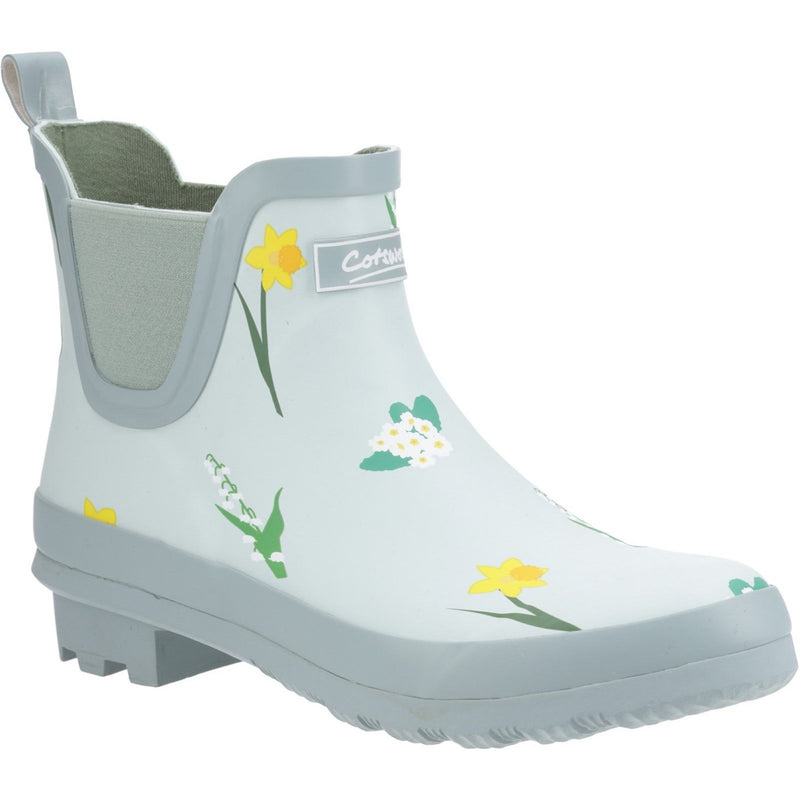 Womens Cotswold Wildflower Ankle Wellingtons - Mint