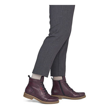 Womens Rieker 73500 Ankle Boots - Blackberry