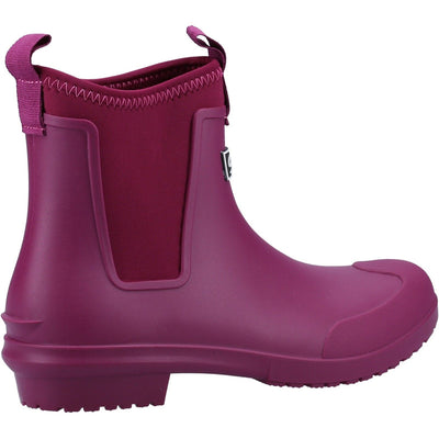 Womens Cotswold Grosvenor Berry Wellingtons - Berry