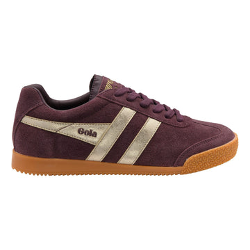 Womens Gola Harrier Mirror Trainers - Brown
