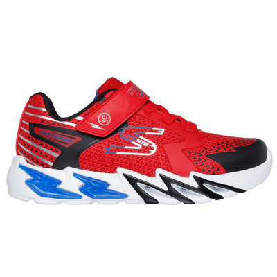 Skechers Boys S Lights Flex-Glow Trainers - Red