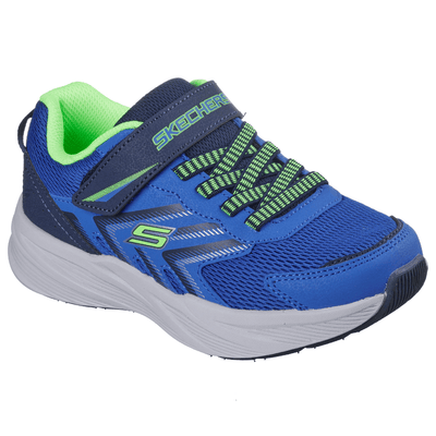 Boys Skechers Microspec Tread Trainers - Blue