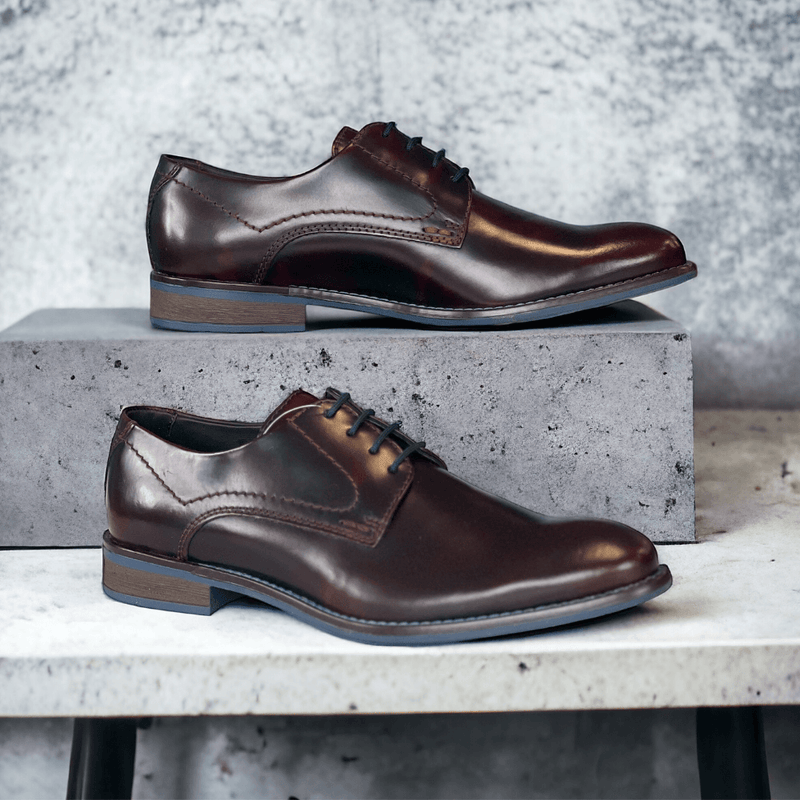 Dubarry Mens Duel Burgundy Smart Lace Up Shoes - Burgundy